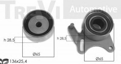 TREVI AUTOMOTIVE kd1433 -  Комплект ремня ГРМ